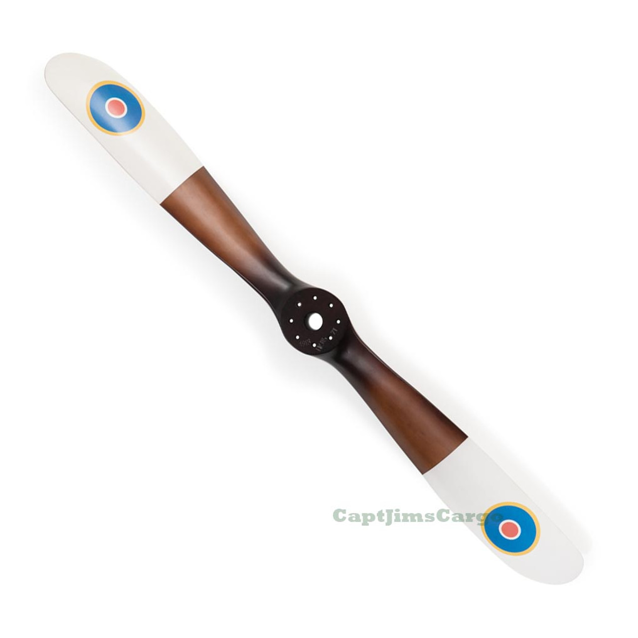 Small Sopwith WWII RAF Type C.1 Roundel Wooden Propeller