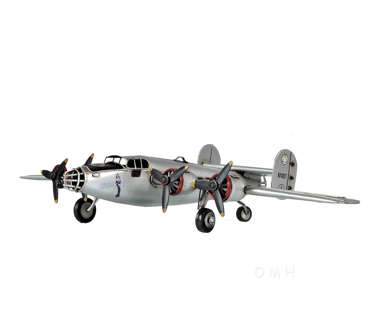 Consolidated B-24 Liberator 1941 Bomber Metal Model