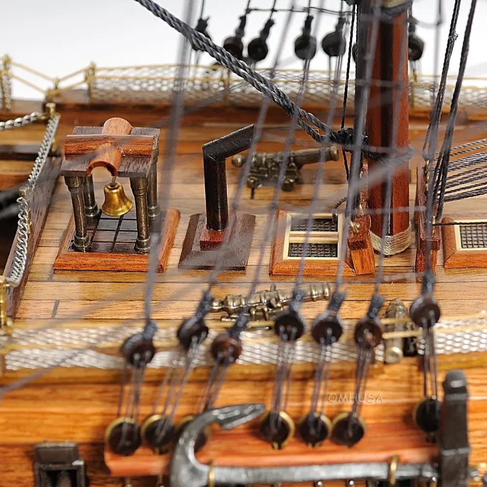 HMS Victory Model Floor Display Case Nelsons Flagship