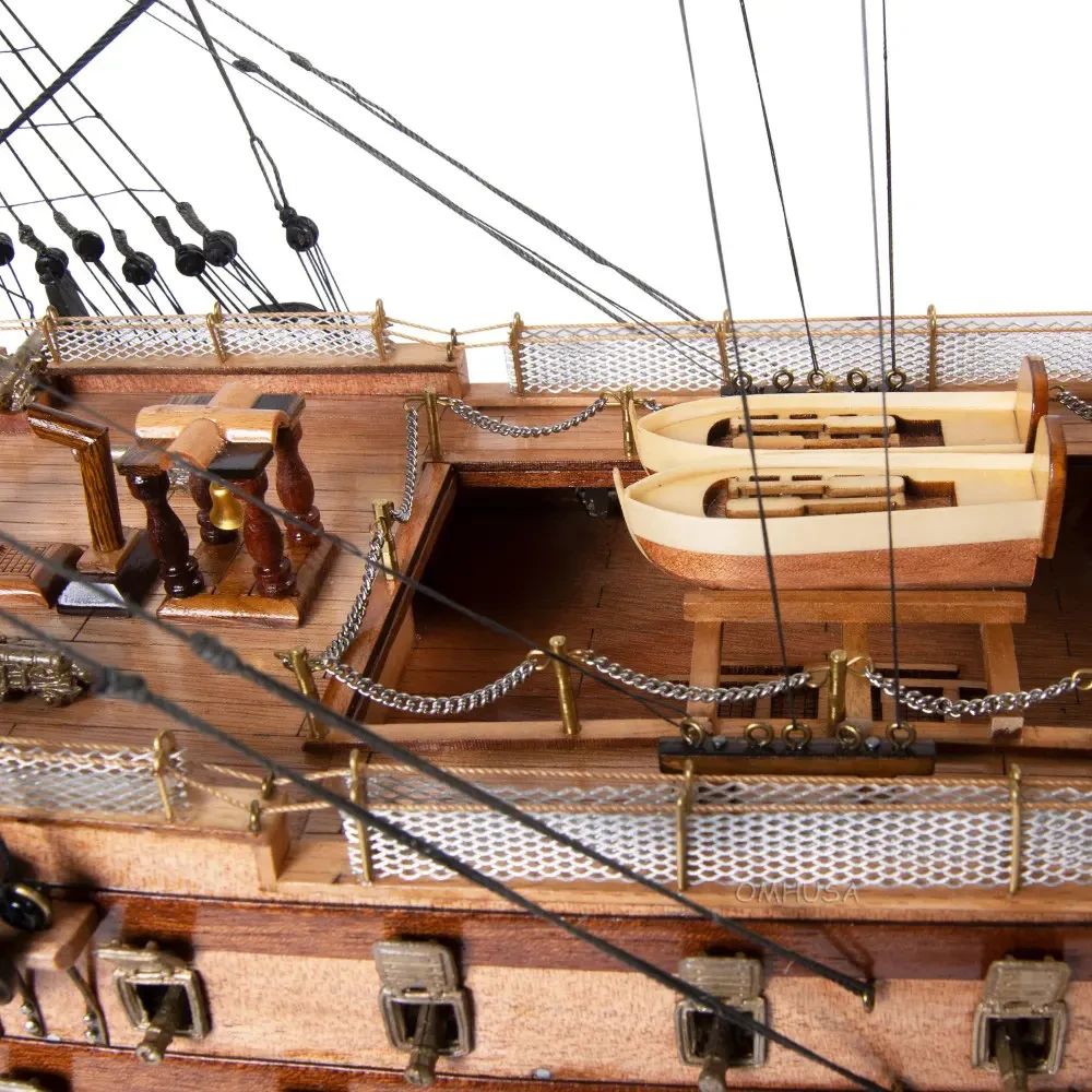 HMS Victory Model Floor Display Case Nelsons Flagship