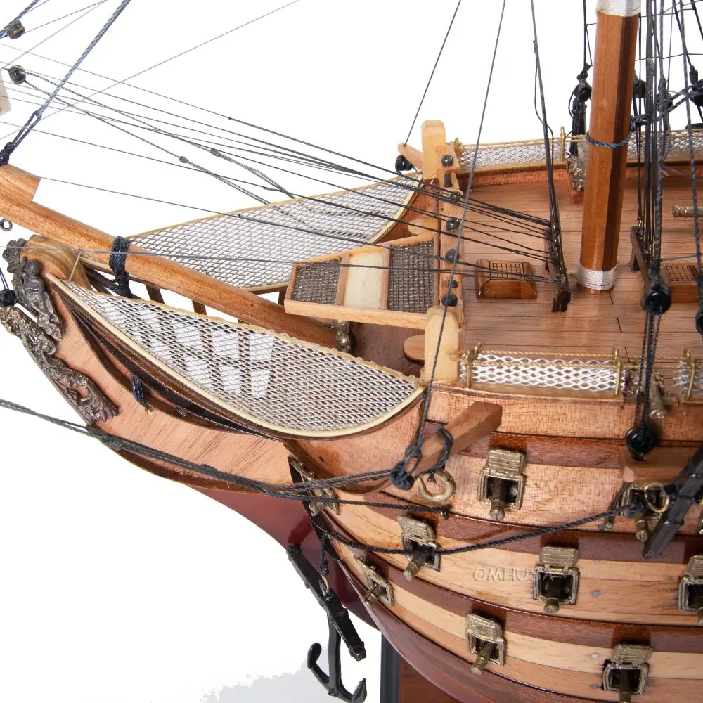 HMS Victory Model Floor Display Case Nelsons Flagship