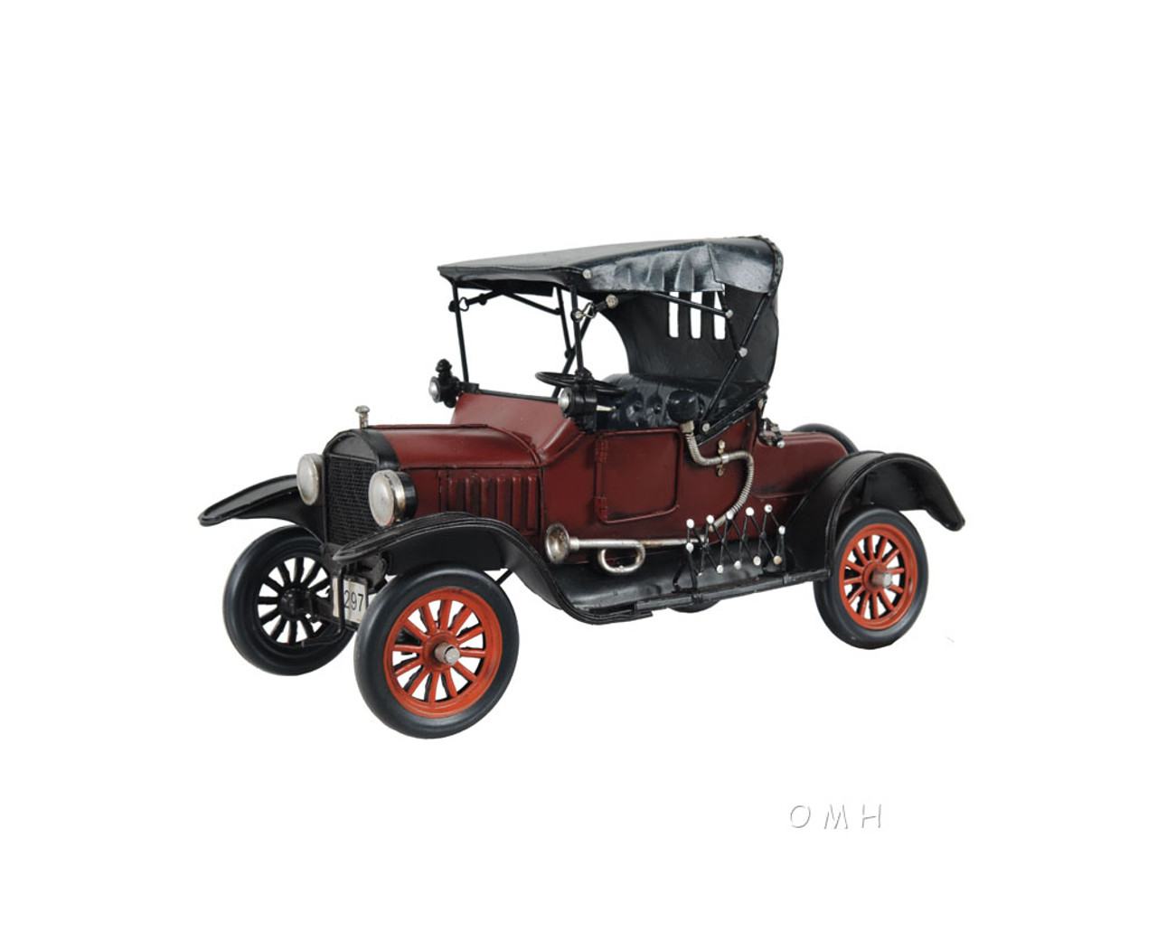 Red 1920s Ford Model T Tin Lizzie Car Model