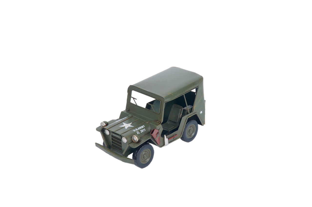 1940 Willys Overland Army Jeep Quad Military Model