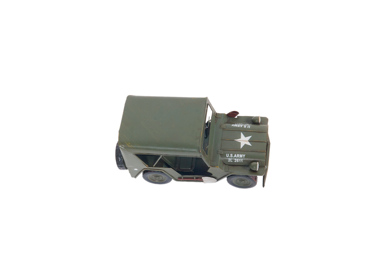 1940 Willys Overland Army Jeep Quad Military Model