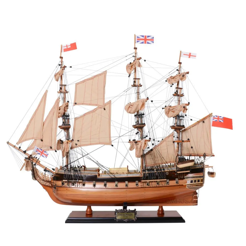 マスターシップ船セット Medium HMS Surprise Model Tall Ship 27.5