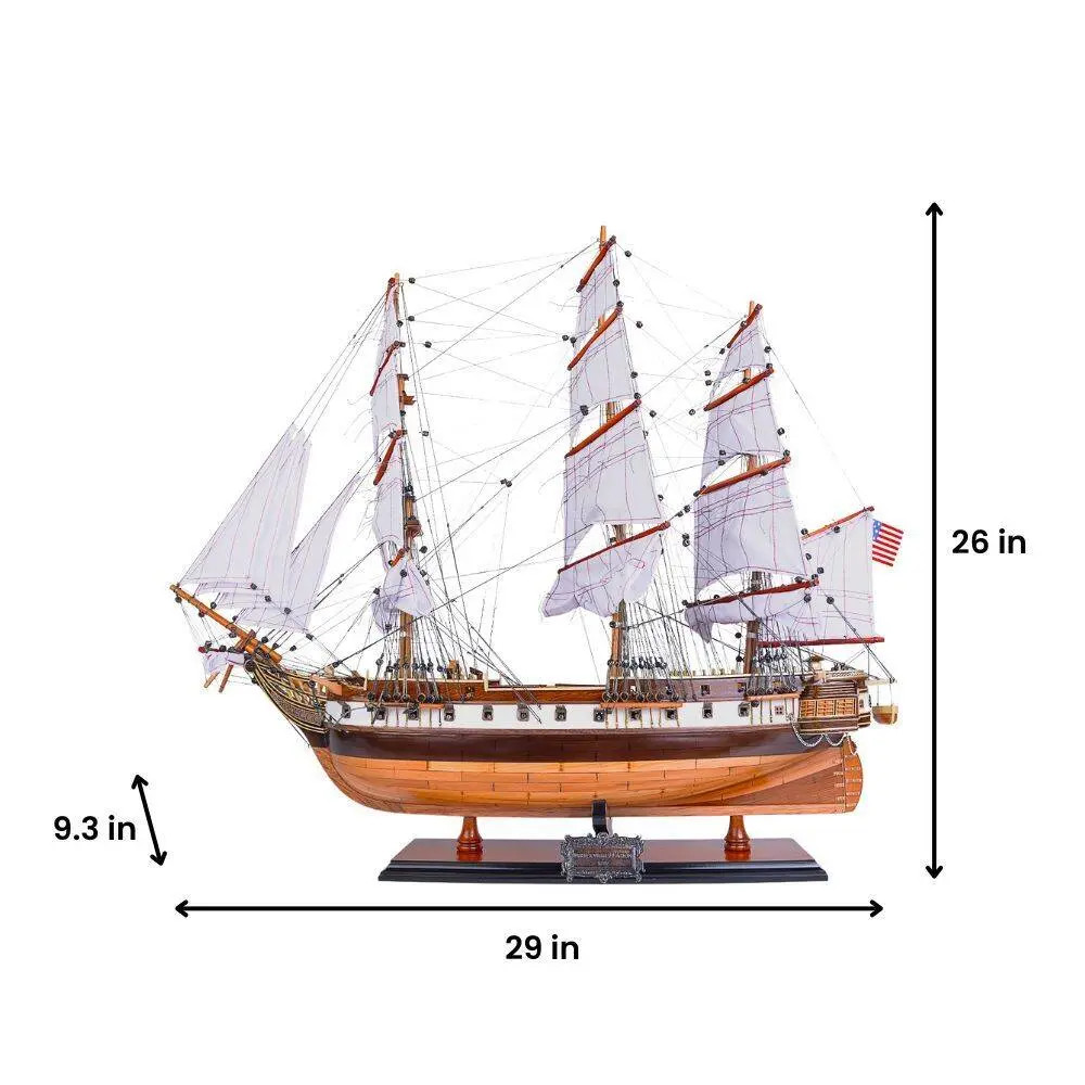 Medium USS Constellation Frigate Wood Tall Ship Model 29