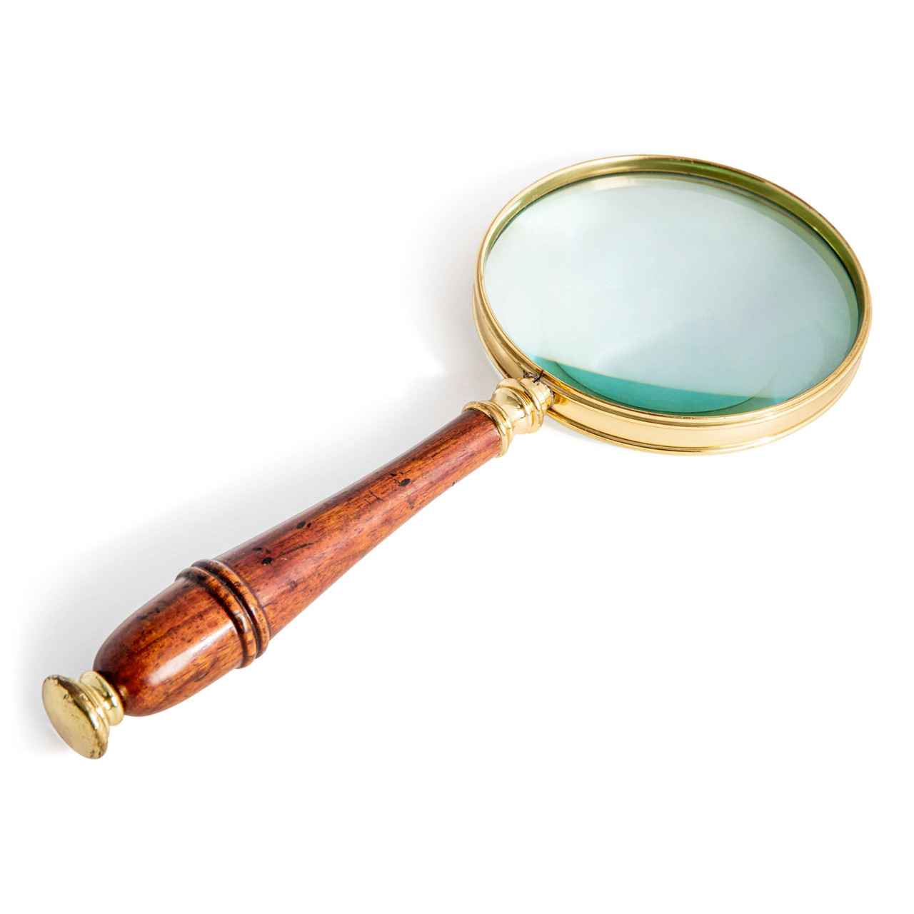 Magnifier Magnifying Glass Brass Honey 3x Reading Device