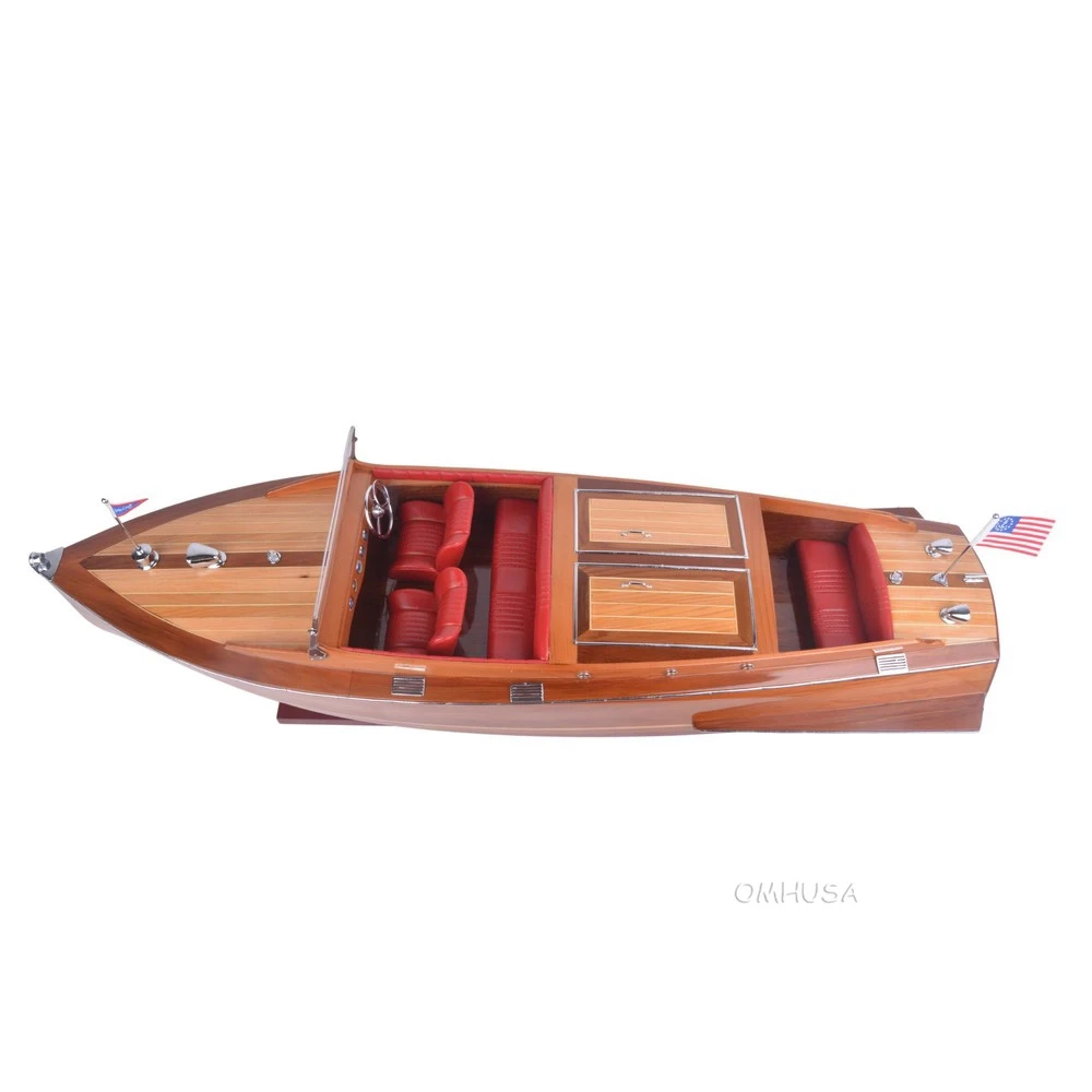 Chris Craft Runabout Wooden Model Power Speed Boat