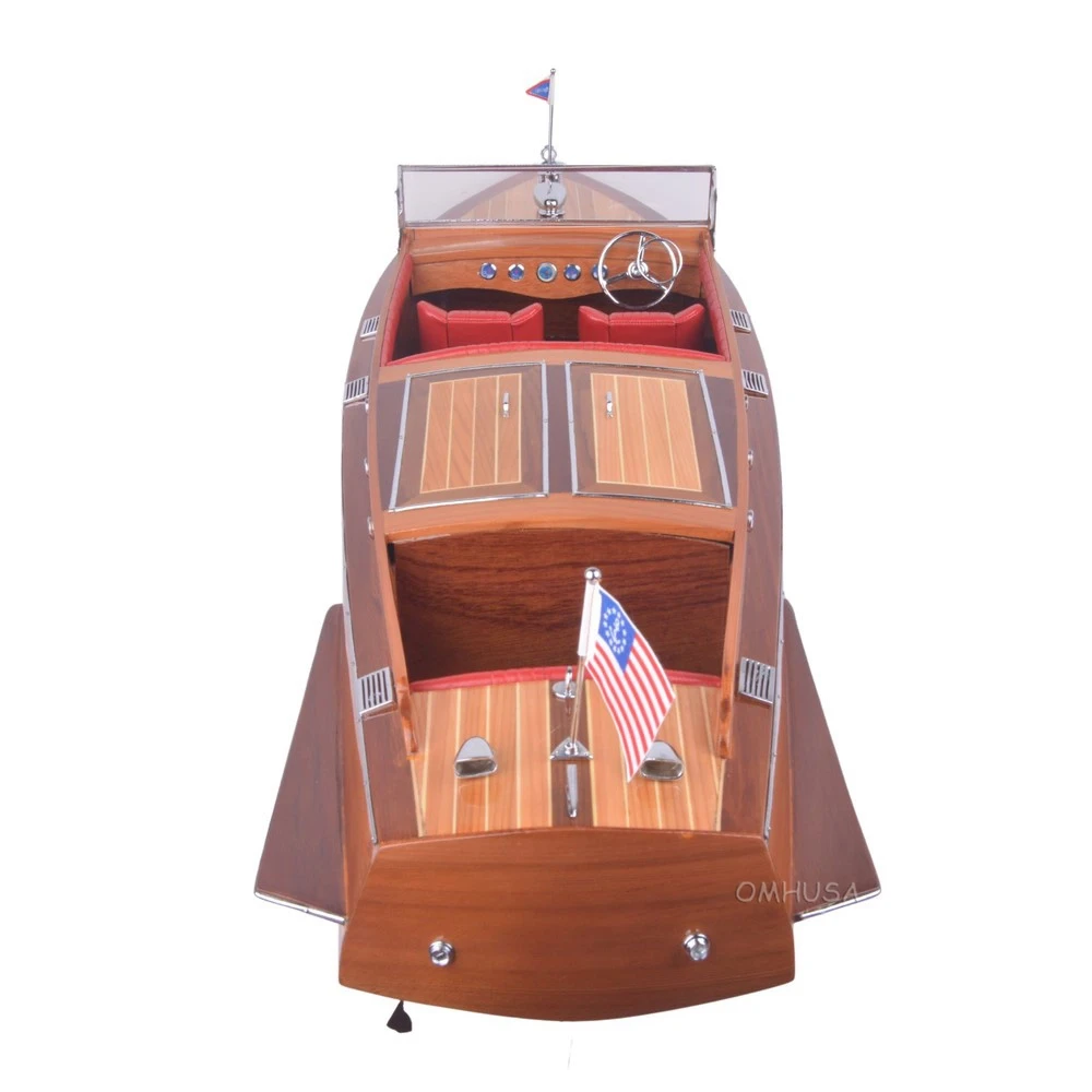 Chris Craft Runabout Wooden Model Power Speed Boat
