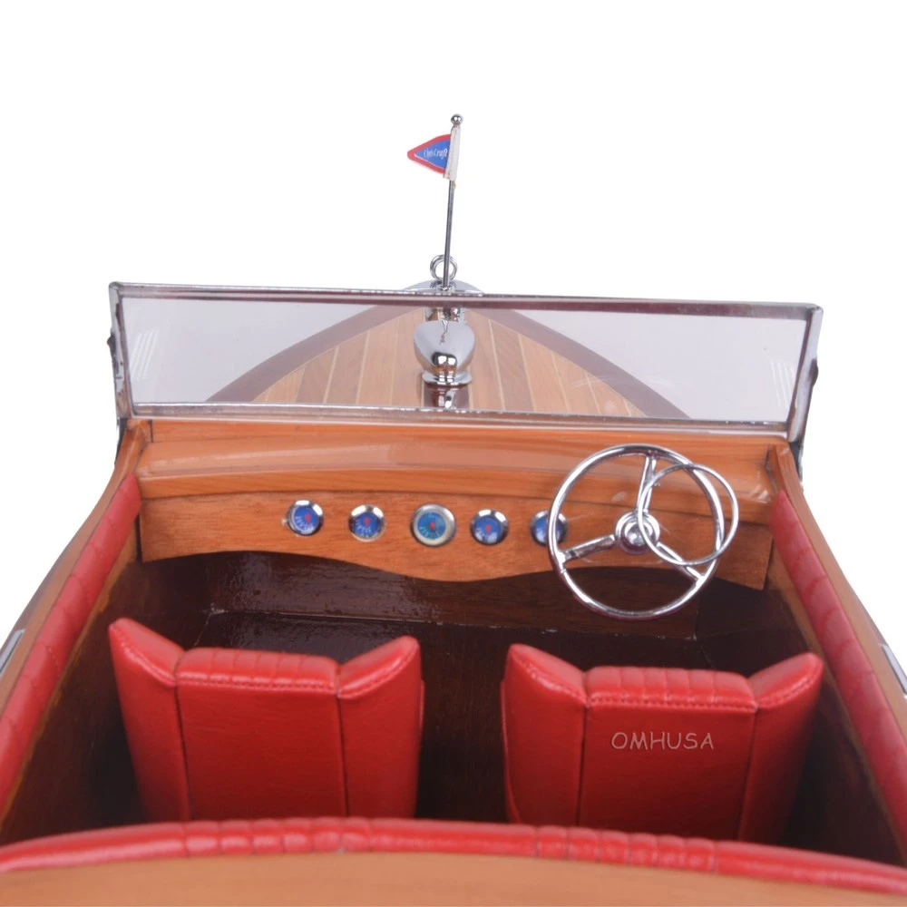 Chris Craft Runabout Wooden Model Power Speed Boat