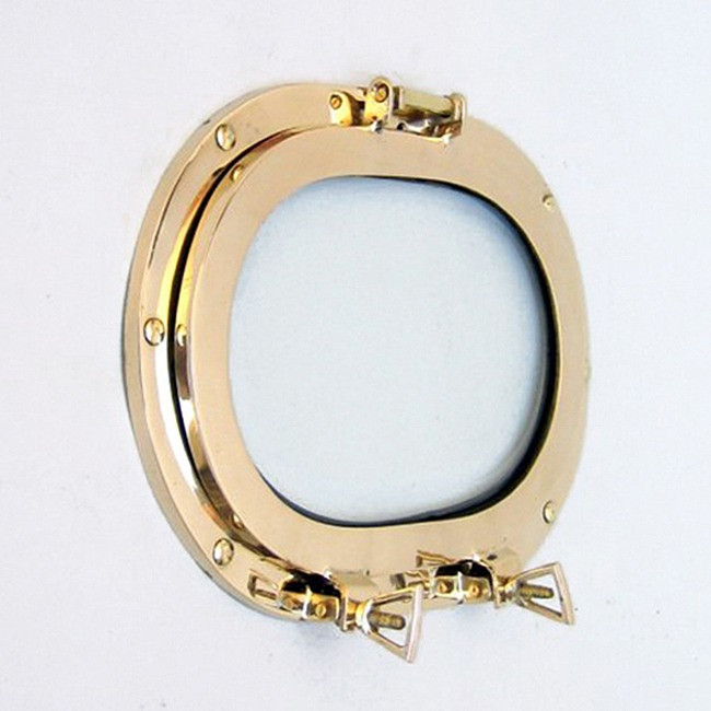 nautical solid brass ship's porthole 12