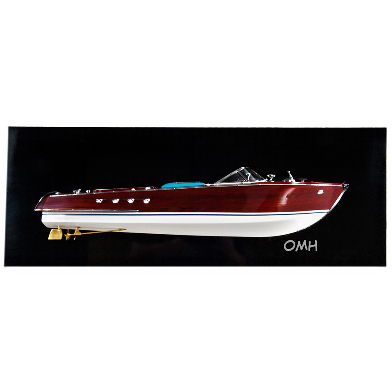 Riva Aquarama Half Hull Model Wooden Italian Speed Boat