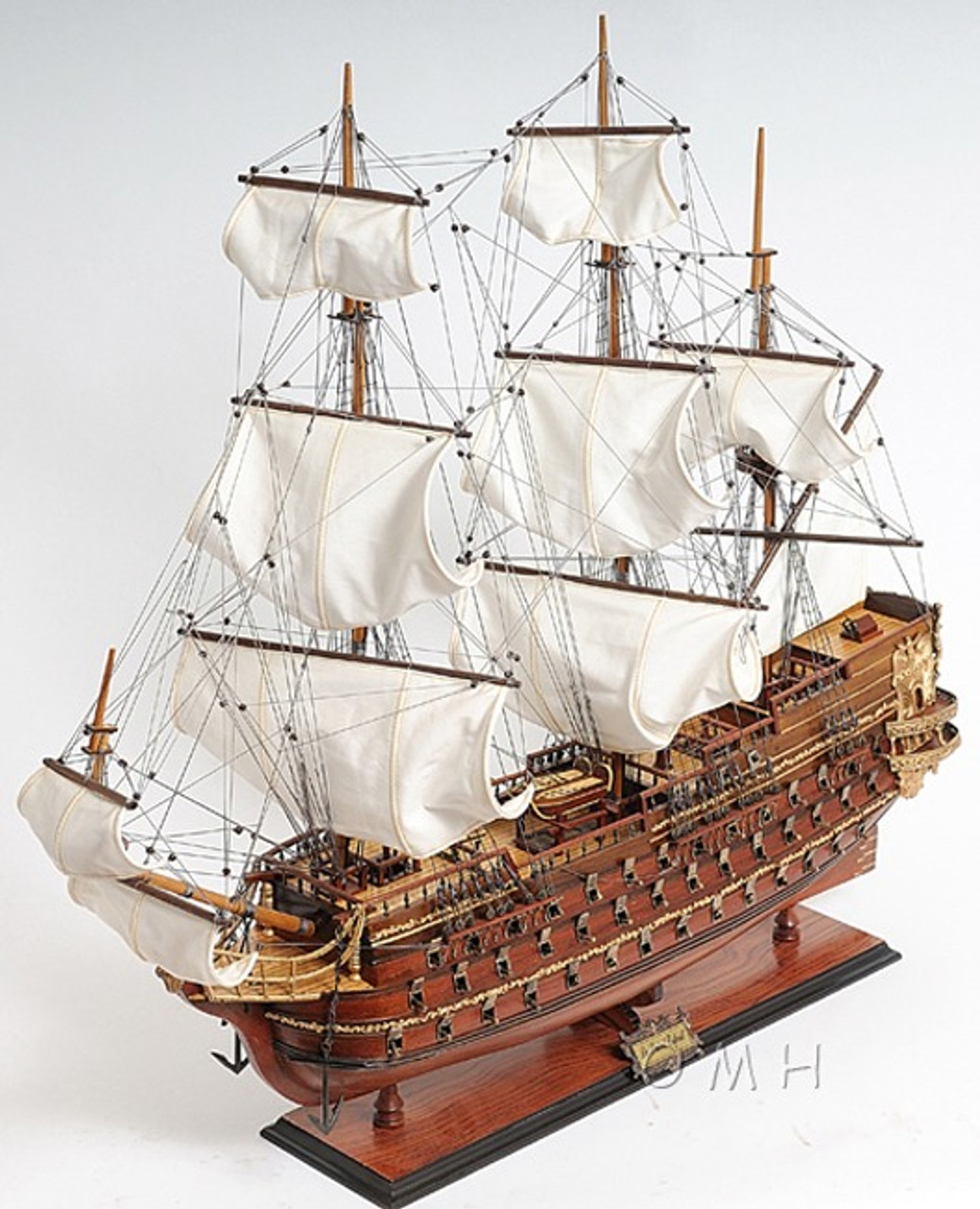 Saint Esprit French Wooden Model Tall Ship 