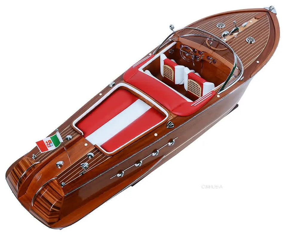 Riva Aquarama Speed Boat Wood Model 35