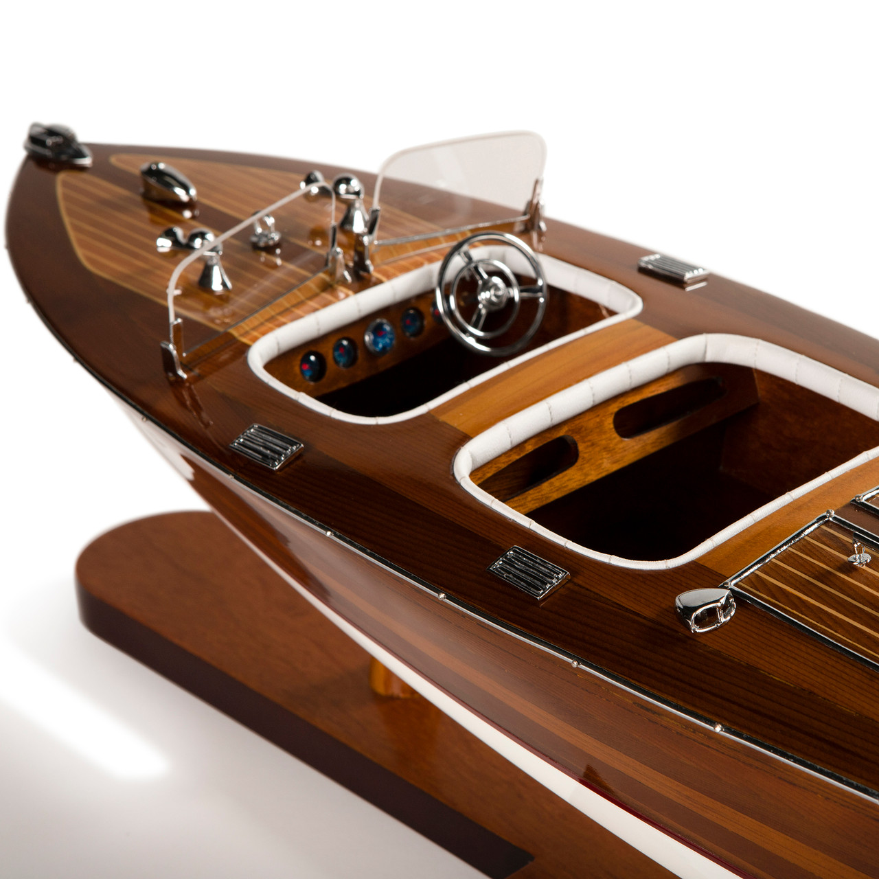 Chris Craft Triple Cockpit Speed Boat Runabout Model