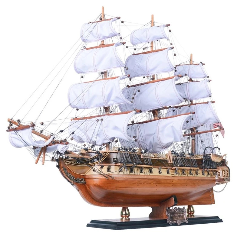 USS Constitution Full Blowing Sails Model Limited Edition