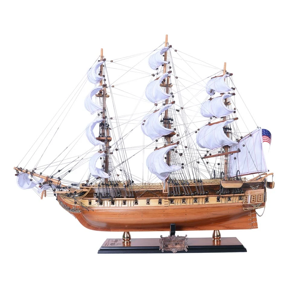 USS Constitution Full Blowing Sails Model Limited Edition