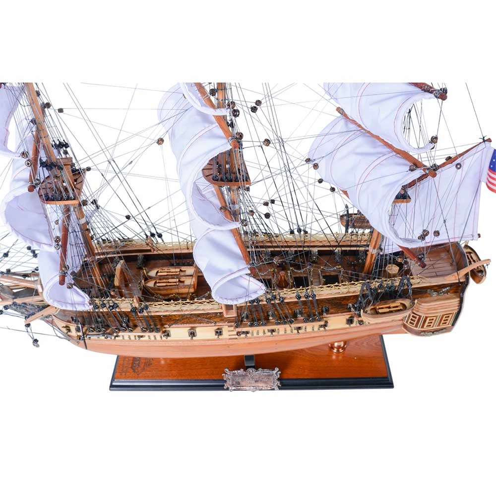 USS Constitution Full Blowing Sails Model Limited Edition