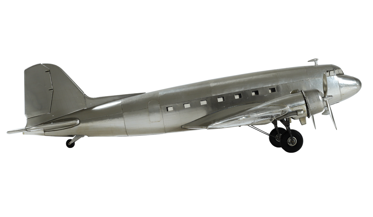 Dakota DC 3 1930s Airliner Airplane Aluminum Model