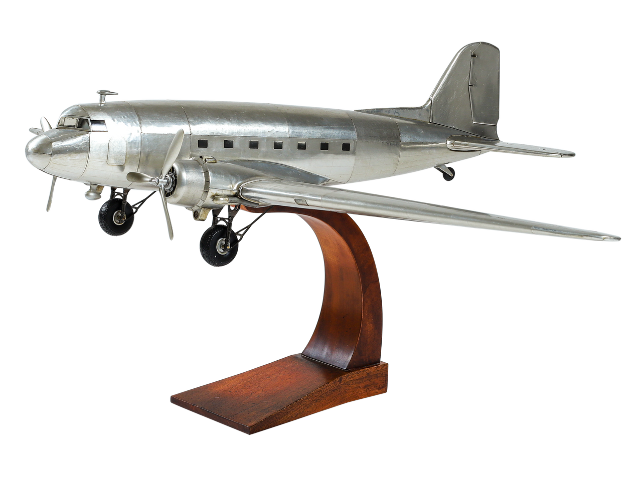 Dakota DC 3 1930s Airliner Airplane Aluminum Model