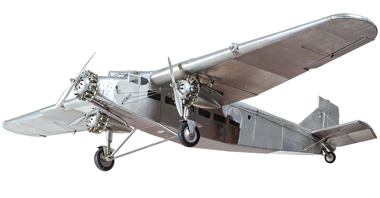 Tin Goose Ford Trimotor Aluminum Airplane Model