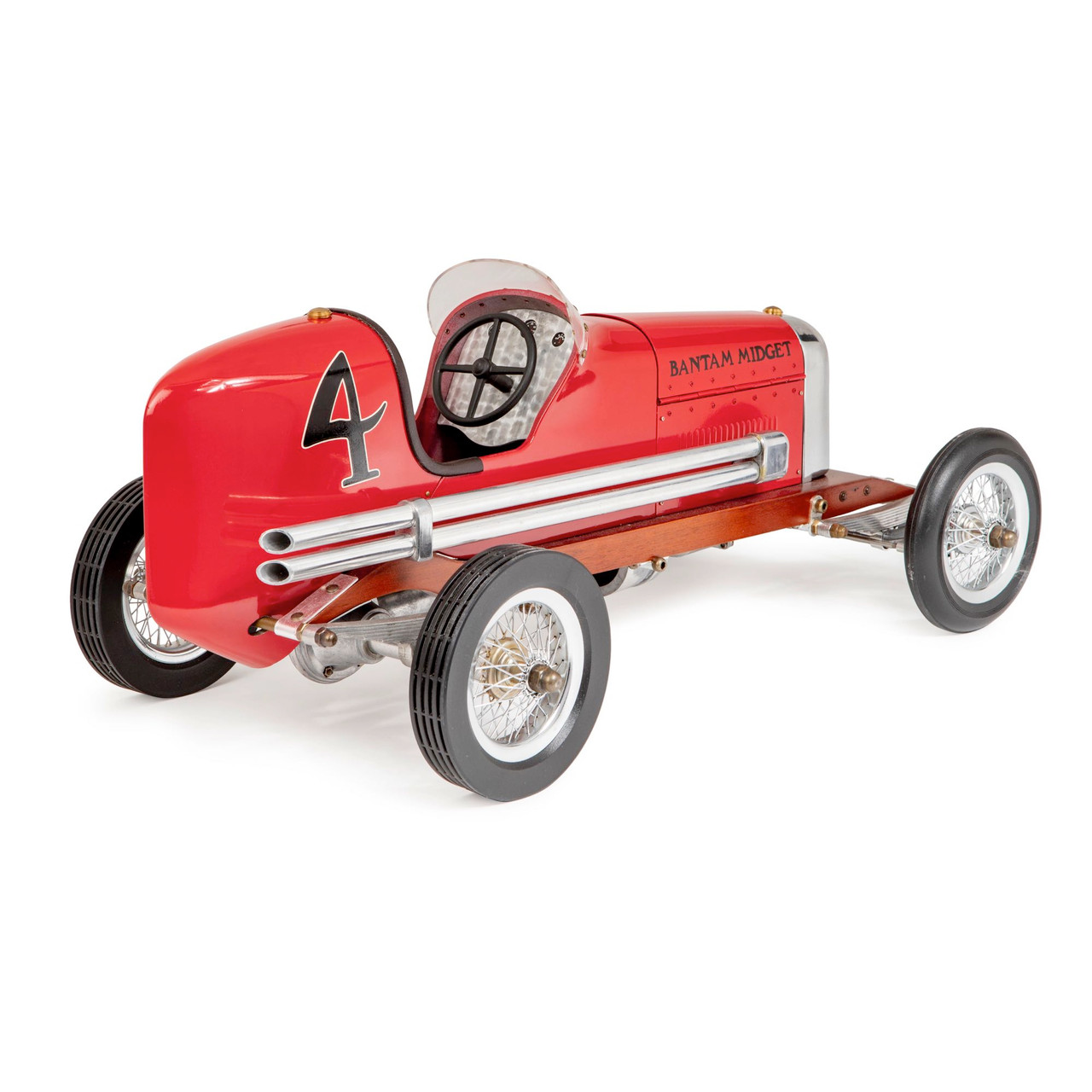 Bantam Midget Red 1930s Tether Car Model