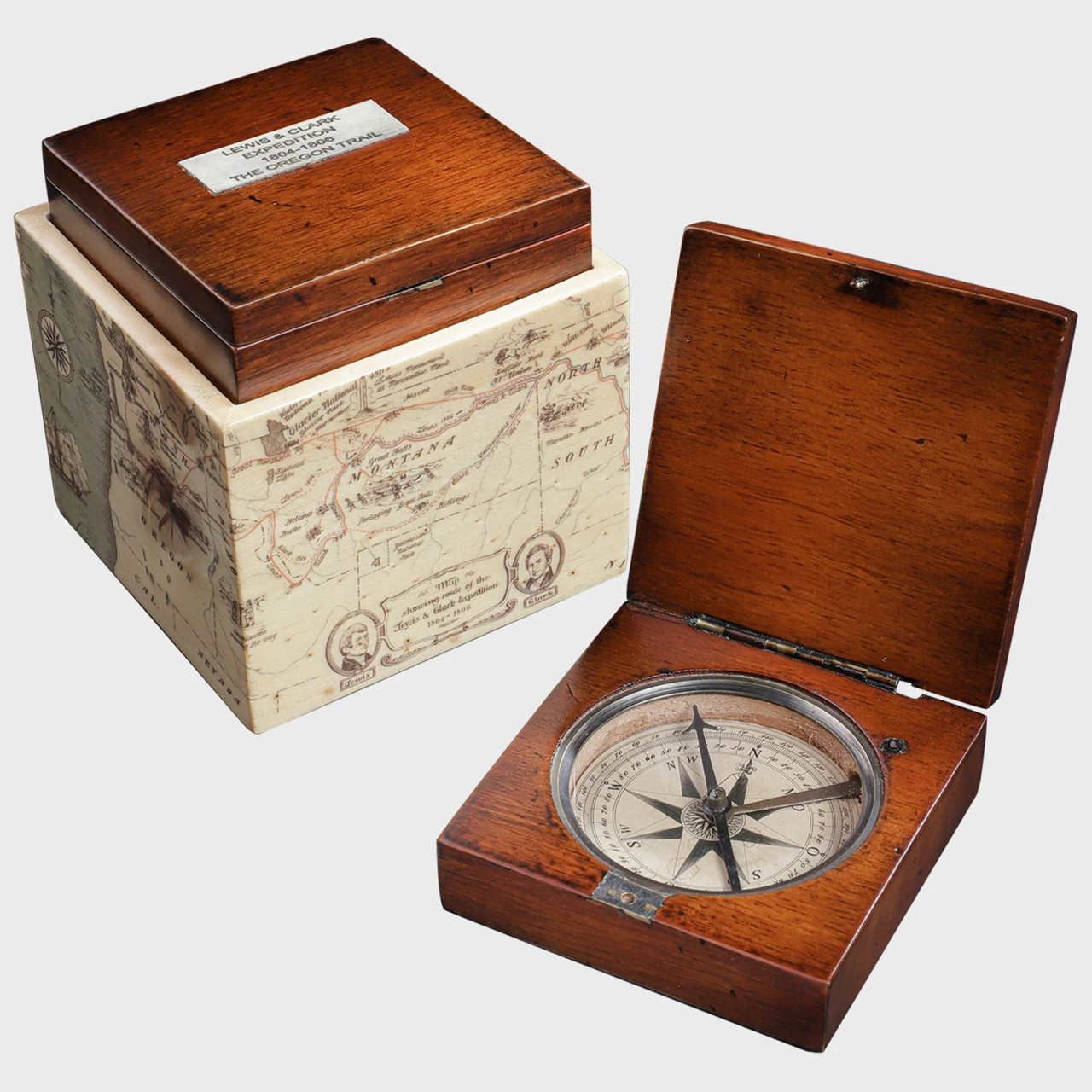 Lewis & Clark Compass Gift Boxed Oregon Trail Expedition