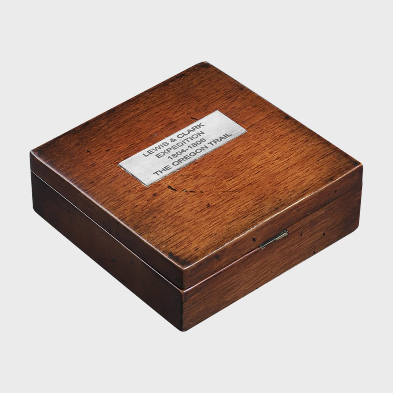 Lewis Clark Compass Mahogany Case Oregon Trail Expedition