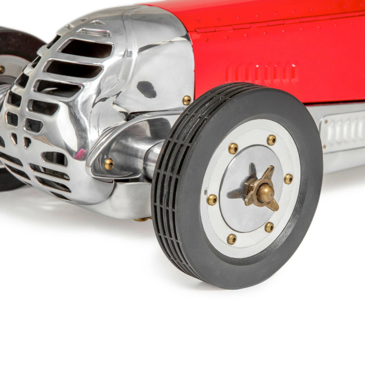 BB Korn Red 1930s Tether Car Aluminum Model 21