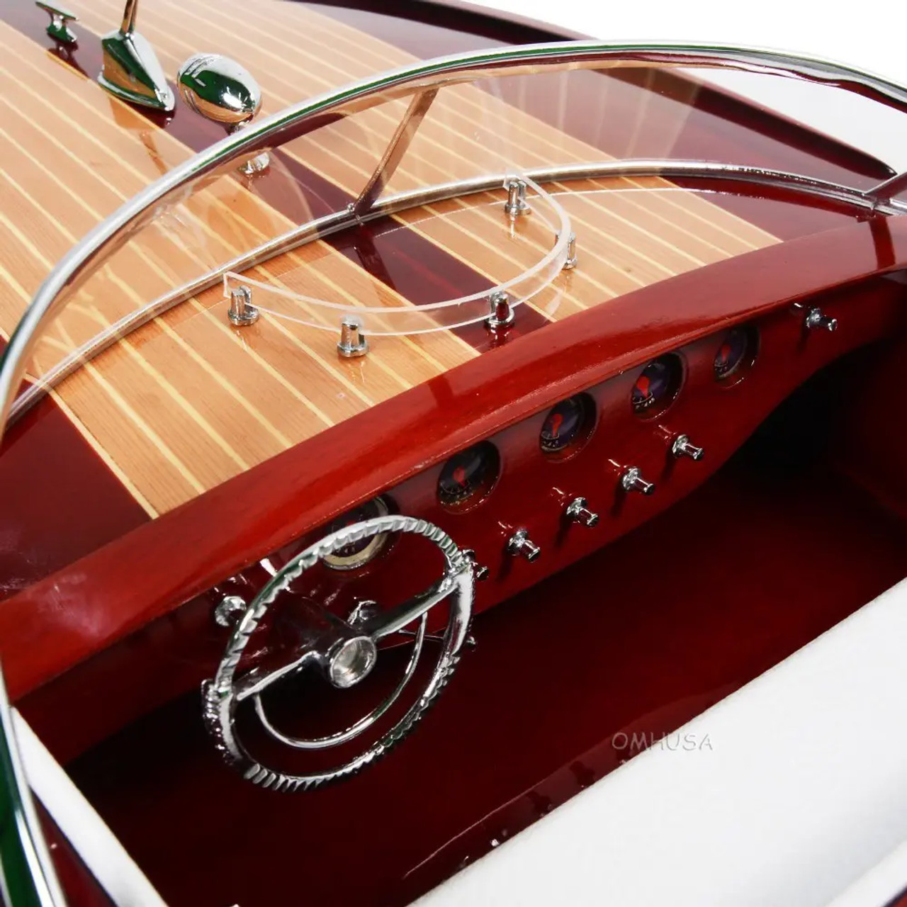 Riva Ariston Speed Boat Wood Model Italian Runabout