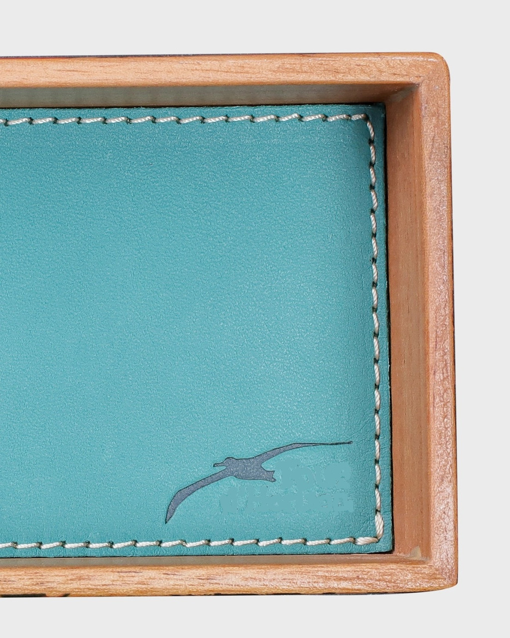 Desktop Hotel Label Trays Mahogany Leather Office Desk Organizer