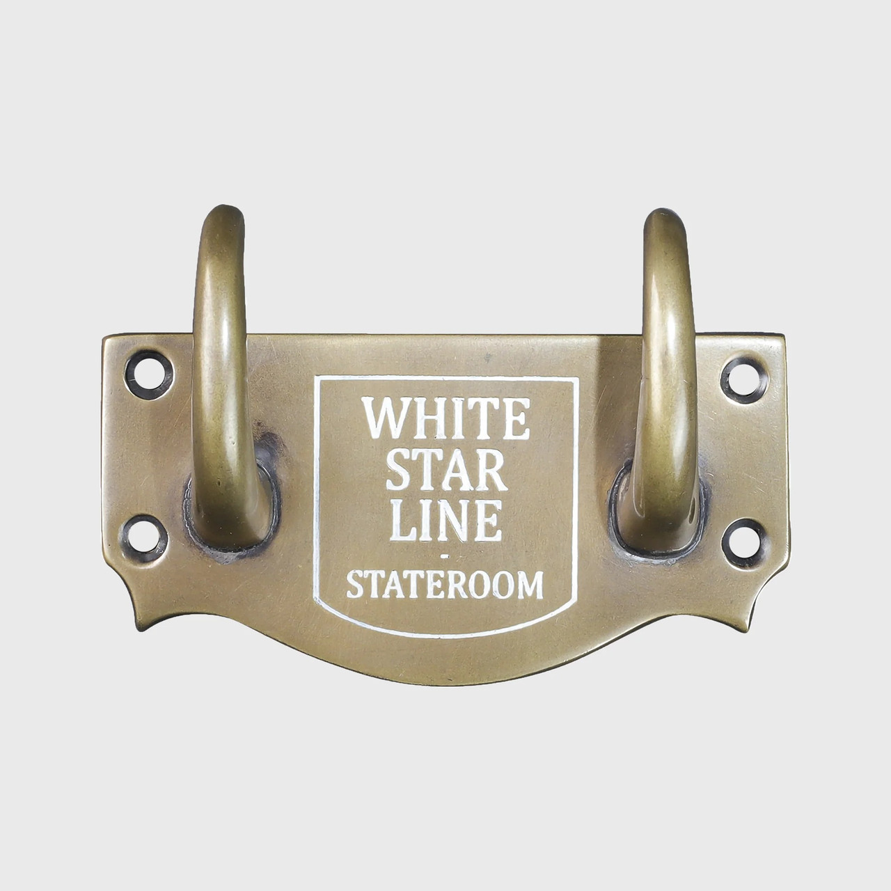 White Star Line Cabin Coat Hook Brass Ocean liner Cruise Ship