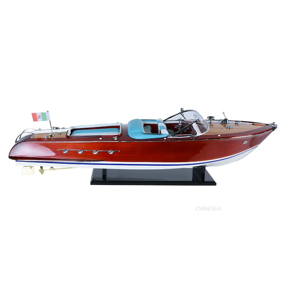 Riva Aquarama Painted Speed Boat Wood Model 35