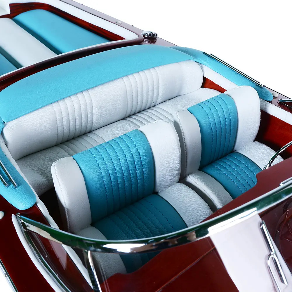 Riva Aquarama Painted Speed Boat Wood Model Runabout