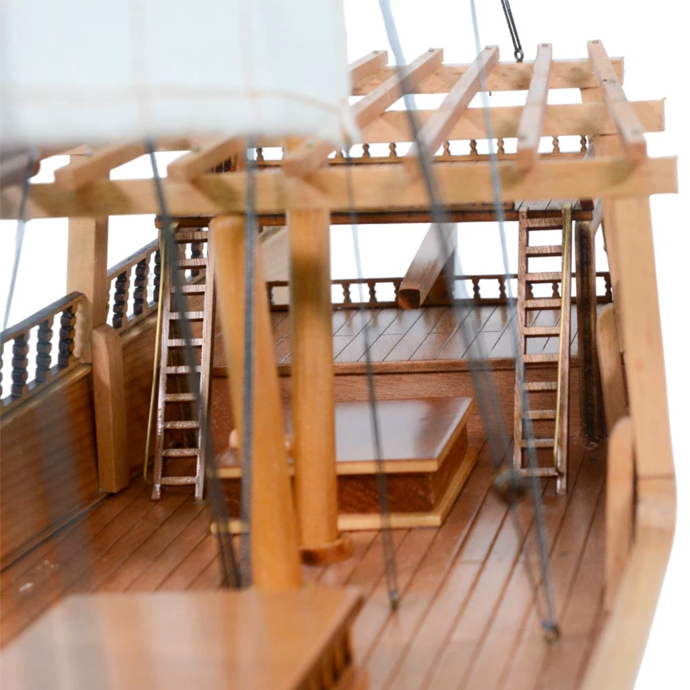 Indian Ocean Arabian Dhow Wood Ship Model Sailboat
