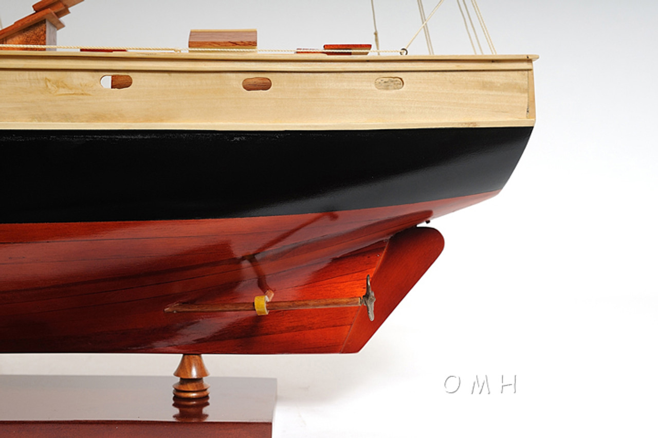 Schooner Bluenose II Wooden Ship Model Sailboat