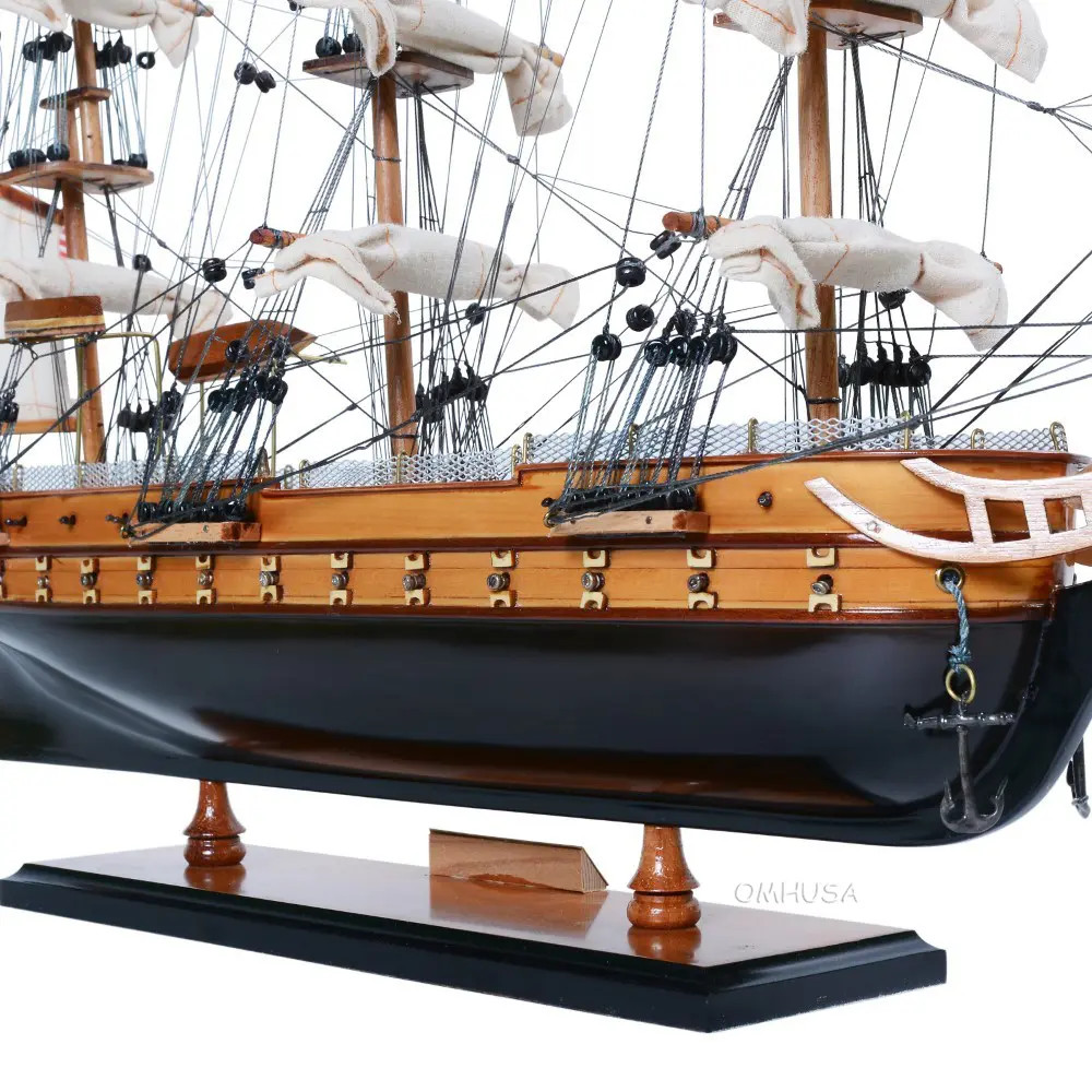 USS Constitution Wooden Tall Ship Model 22