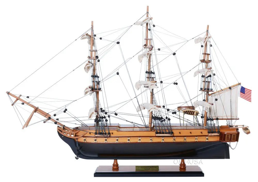 USS Constitution Wooden Tall Ship Model 22