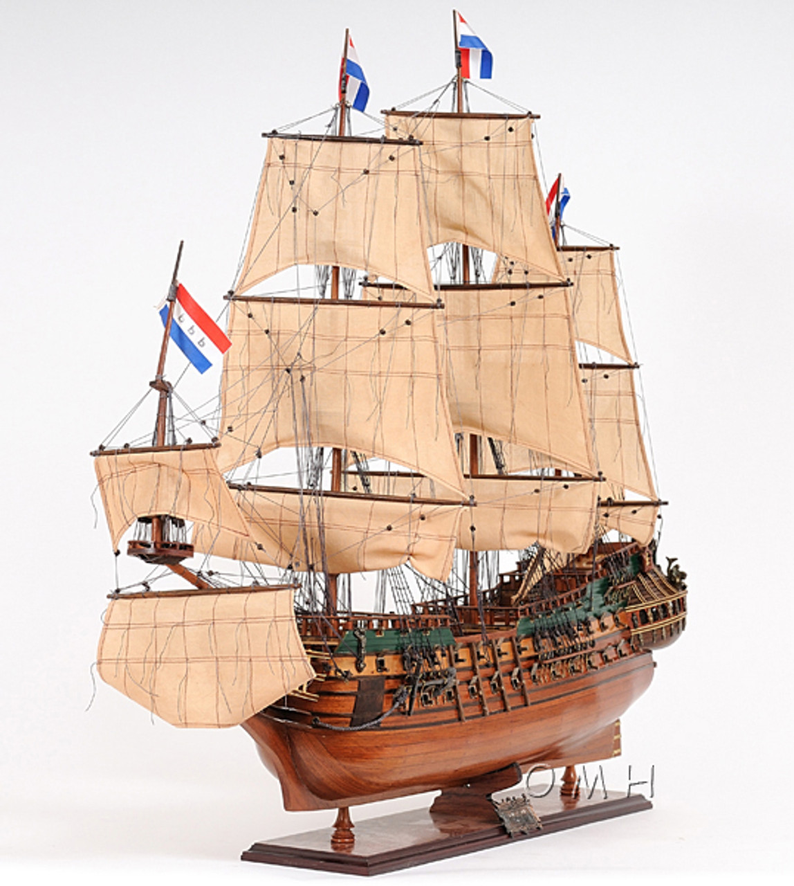 Holland Frigate Friesland Wood Model Tall Ship