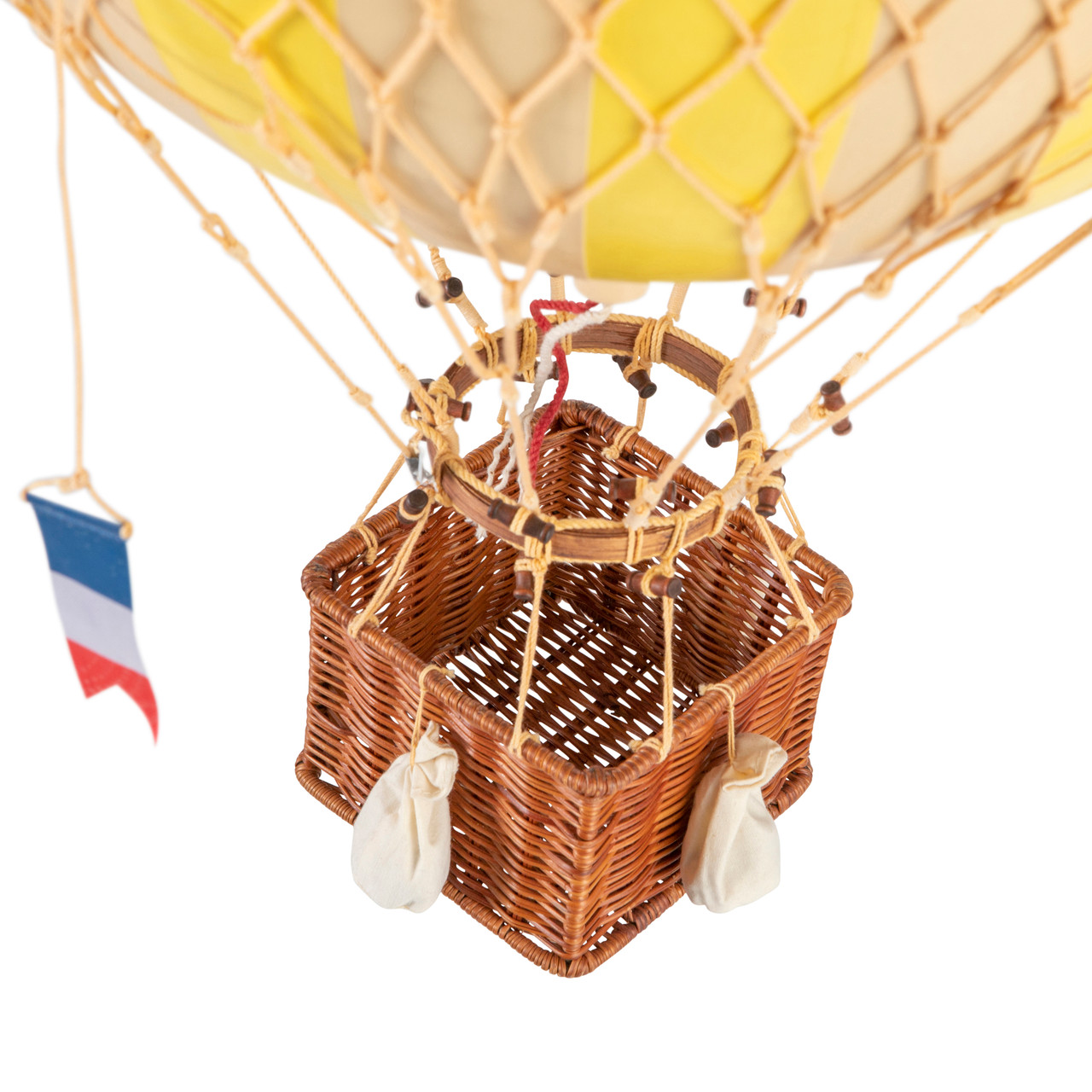 Royal Aero Yellow Hot Air Balloon Model Hanging Decor