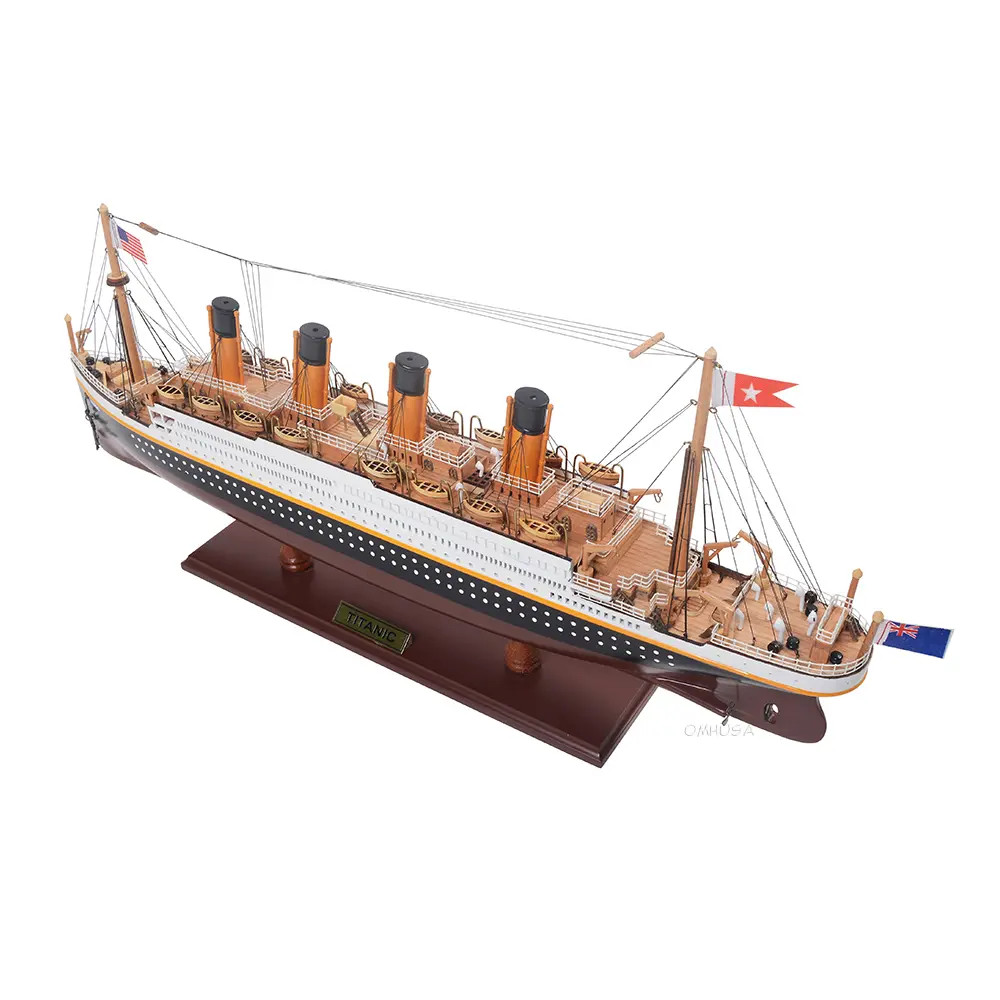 Titanic Photos RMS Titanic Ocean Liner W/ Lights 32" Wood Model White Star Line Cruise Ship New Titanic Stuff