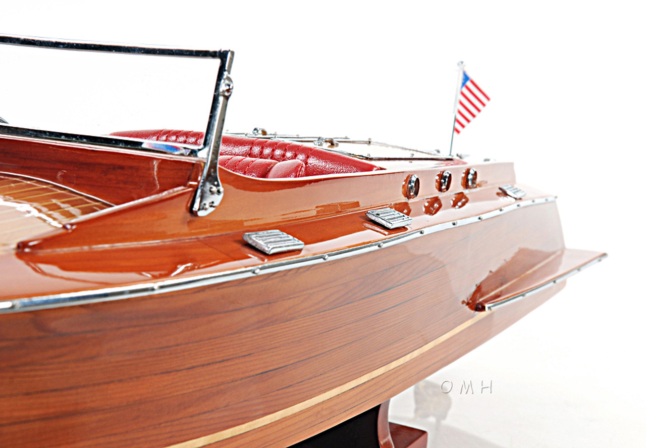 mahogany wood runabout