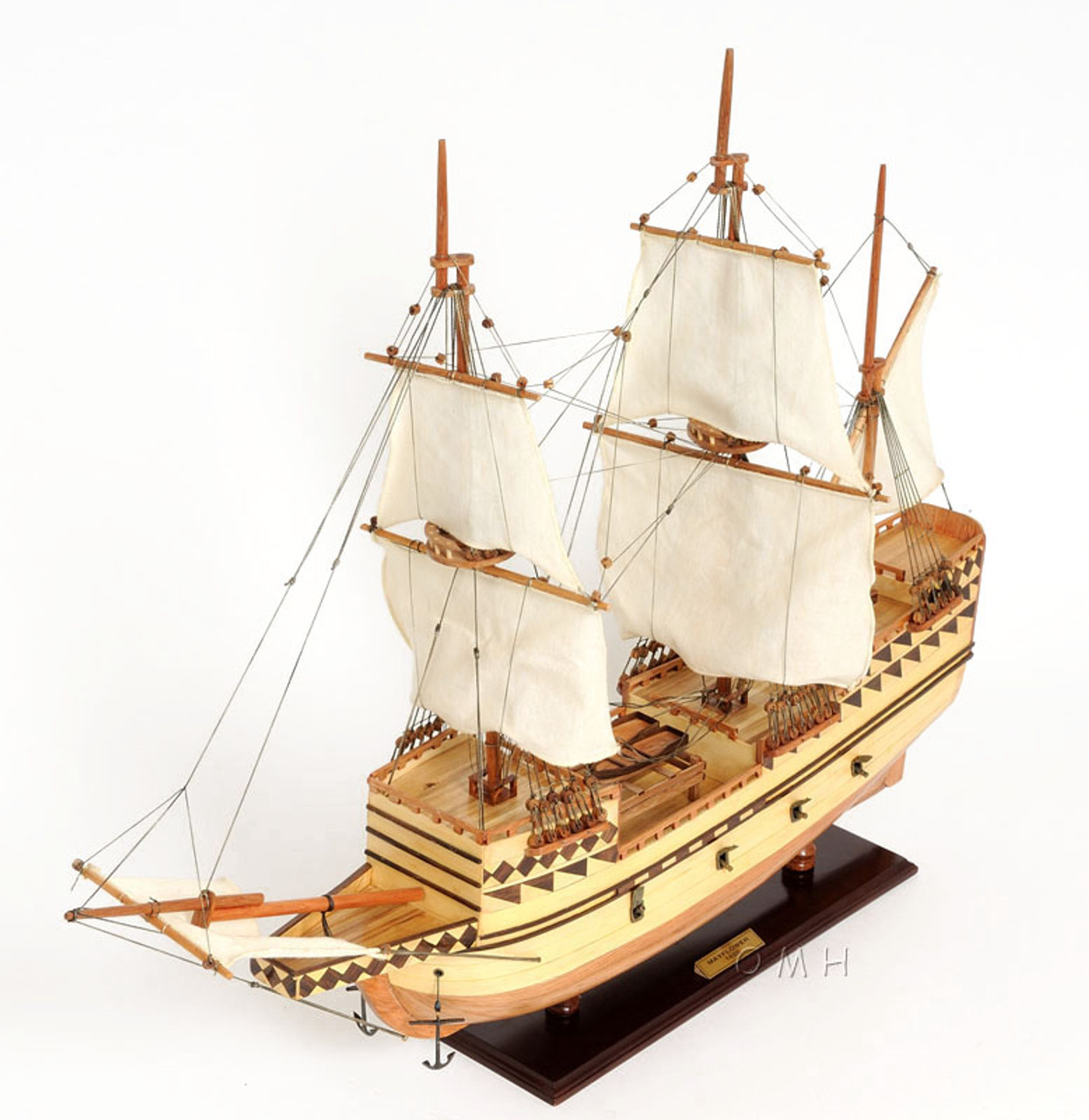 Mayflower 1620 Plymouth Pilgrim's Wood Ship Model