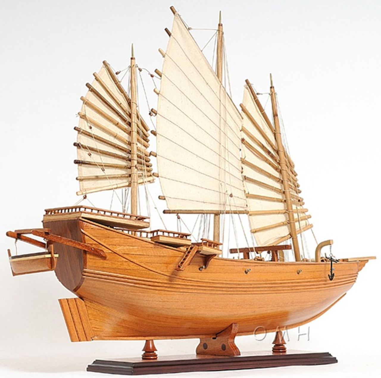 Chinese Junk Wooden Pirate Model Ship Sailboat