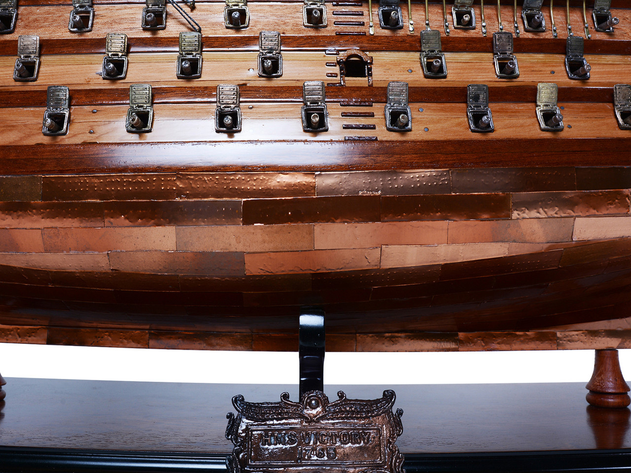 HMS Victory Copper Clad Bottom Tall Ship Model