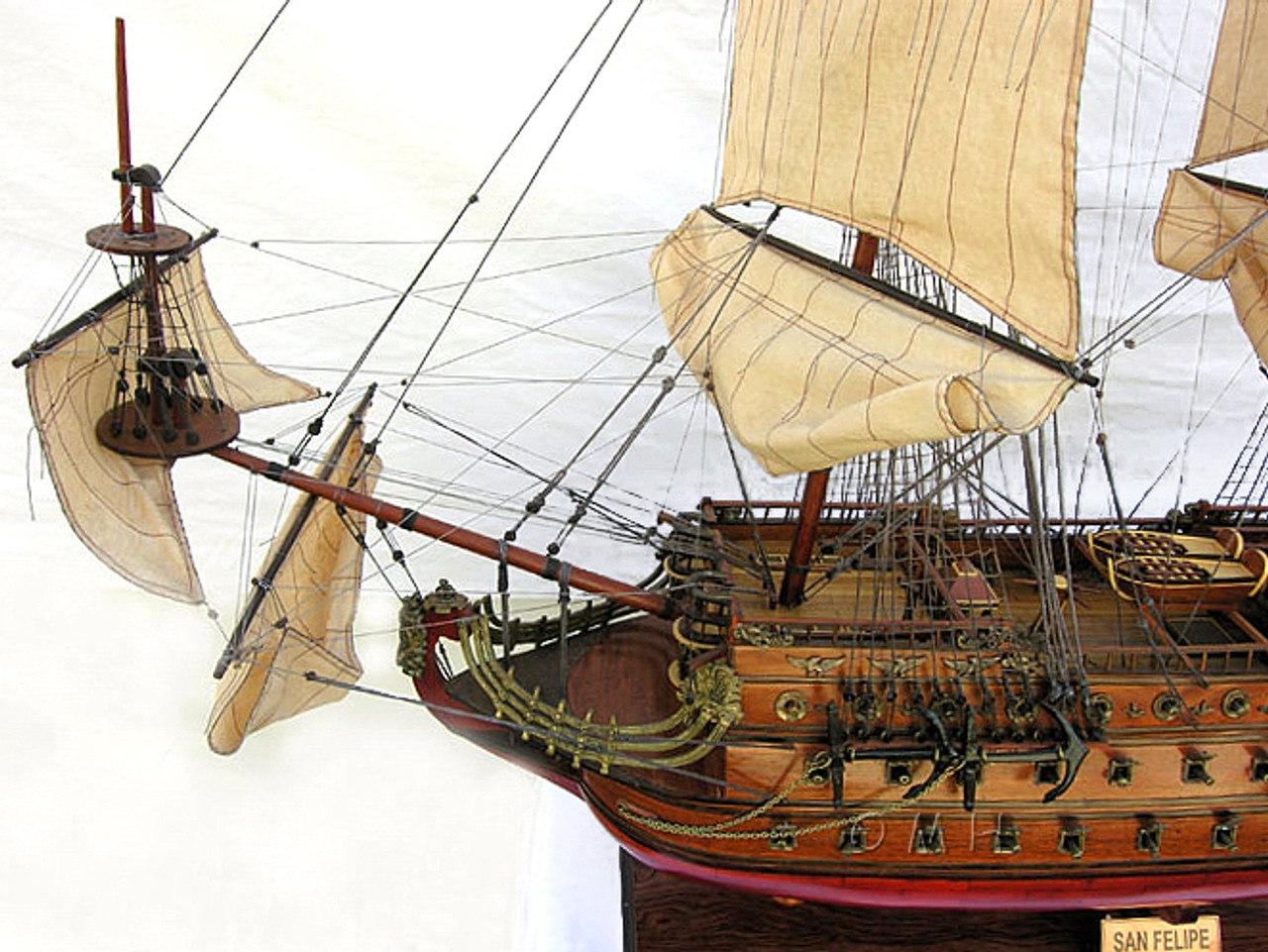 XL Spanish San Felipe Model Tall Sailing Ship