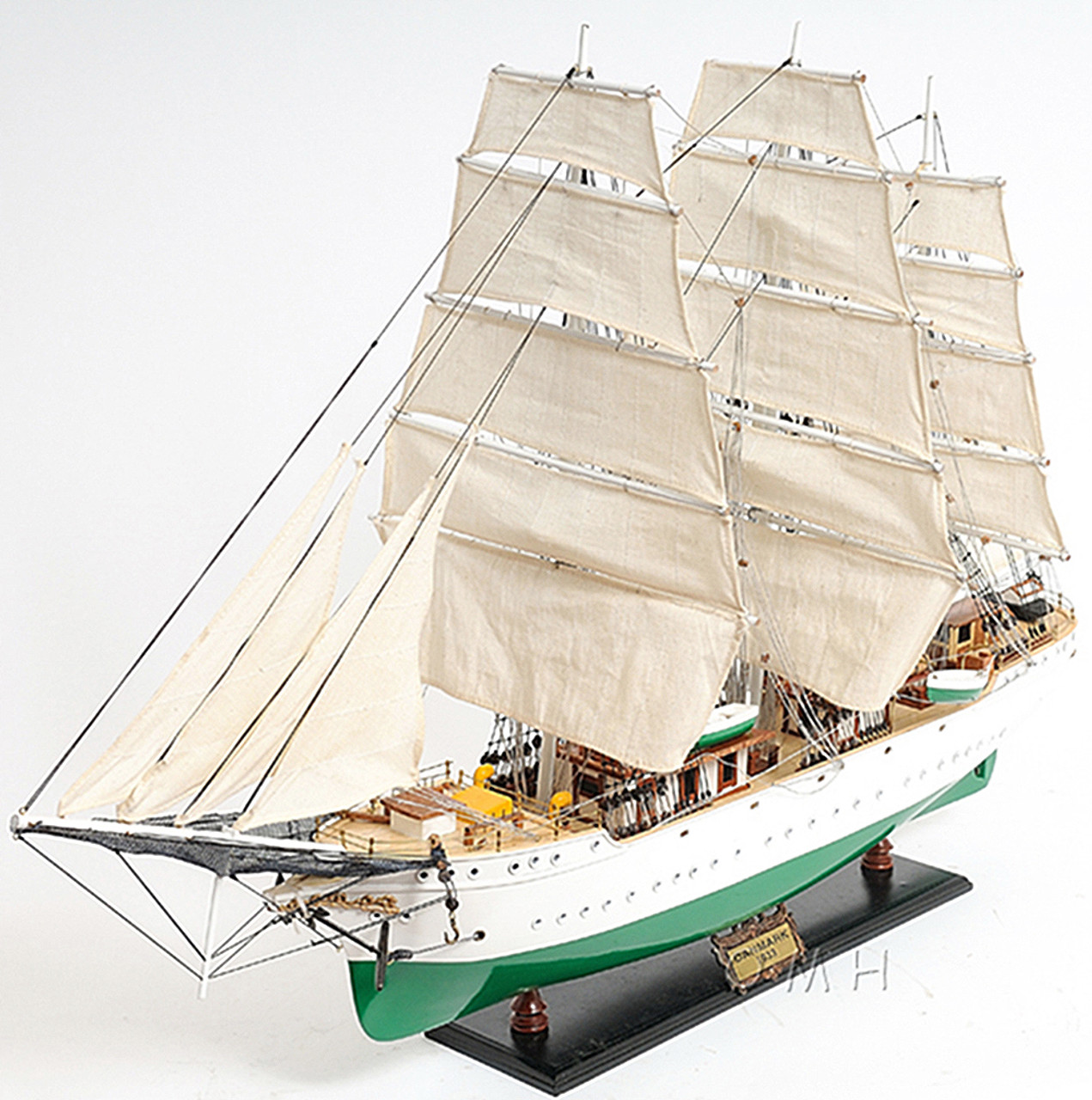 Danmark Training Tall Ship Wooden Model Denmark Navy