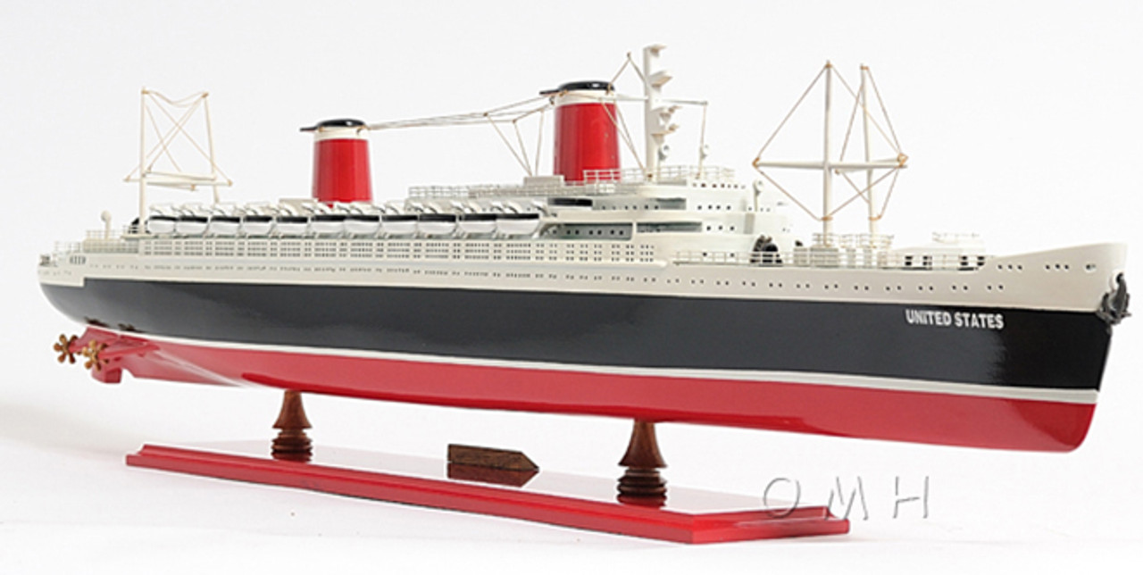 SS United States Ocean Liner Model Cruise Ship