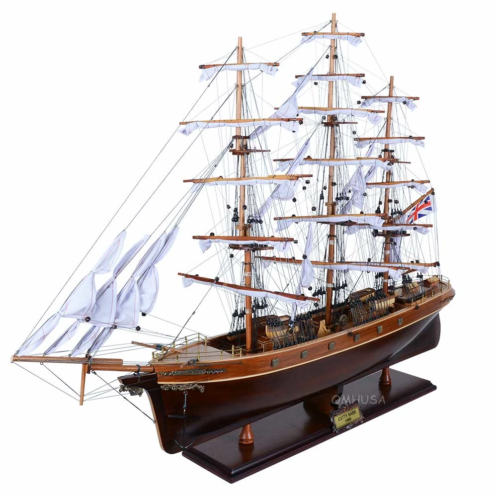 Cutty Sark Wooden Model Tall Clipper Ship