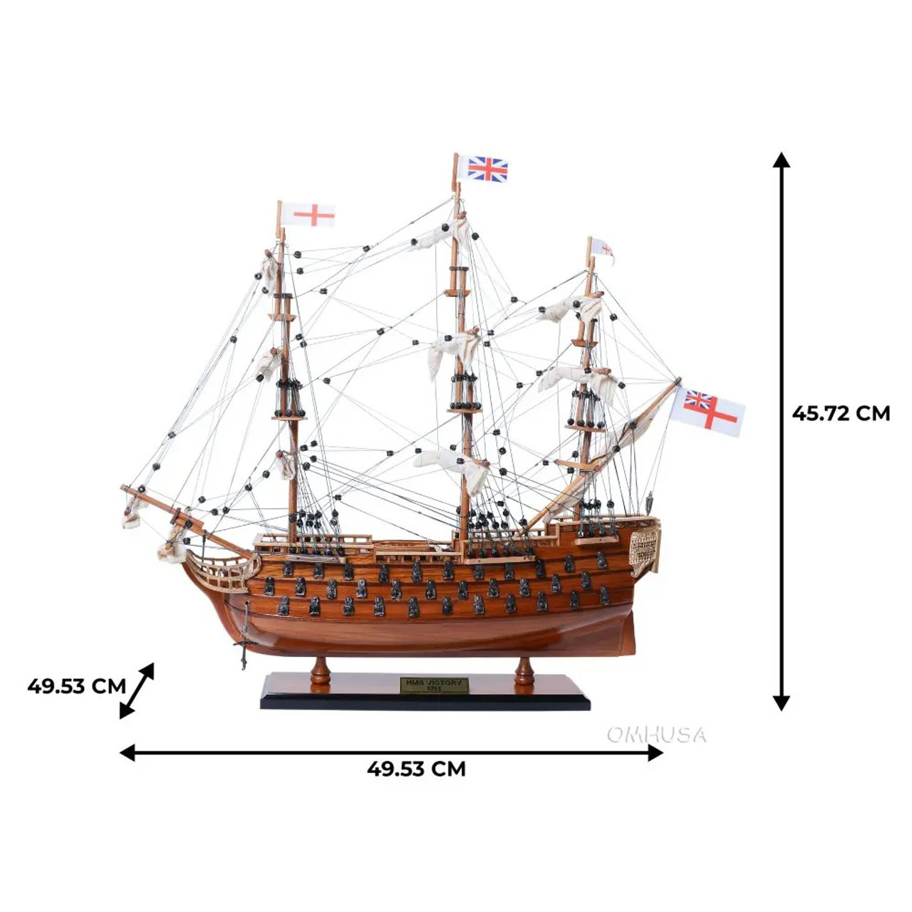 HMS Victory Model Tall Ship Nelsons Flagship